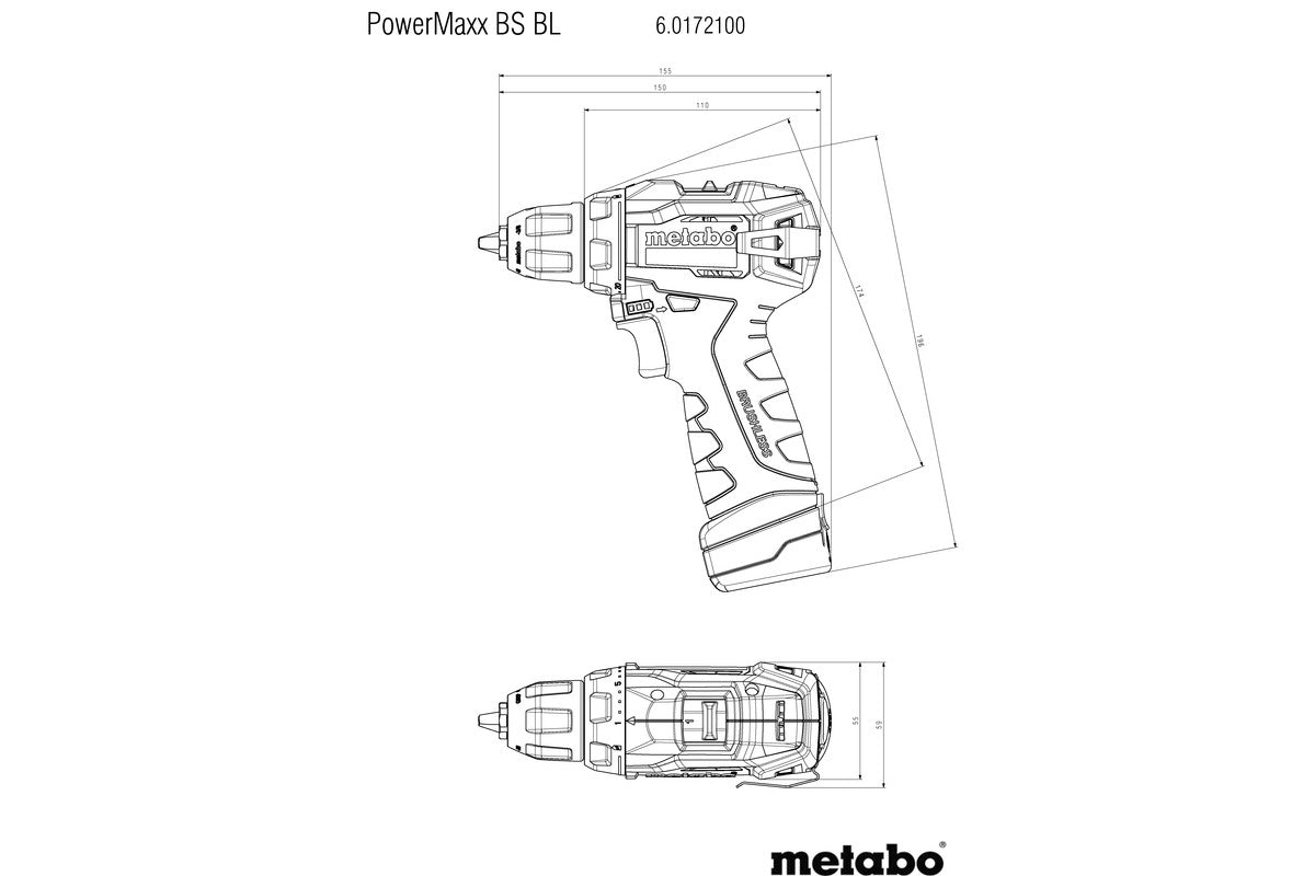 METABO MH 5 MARTELLO SCALPELLATORE 7.1 J + IN OMAGGIO POWERMAXX BS TRAPANO-AVVITATORE A BATTERIA