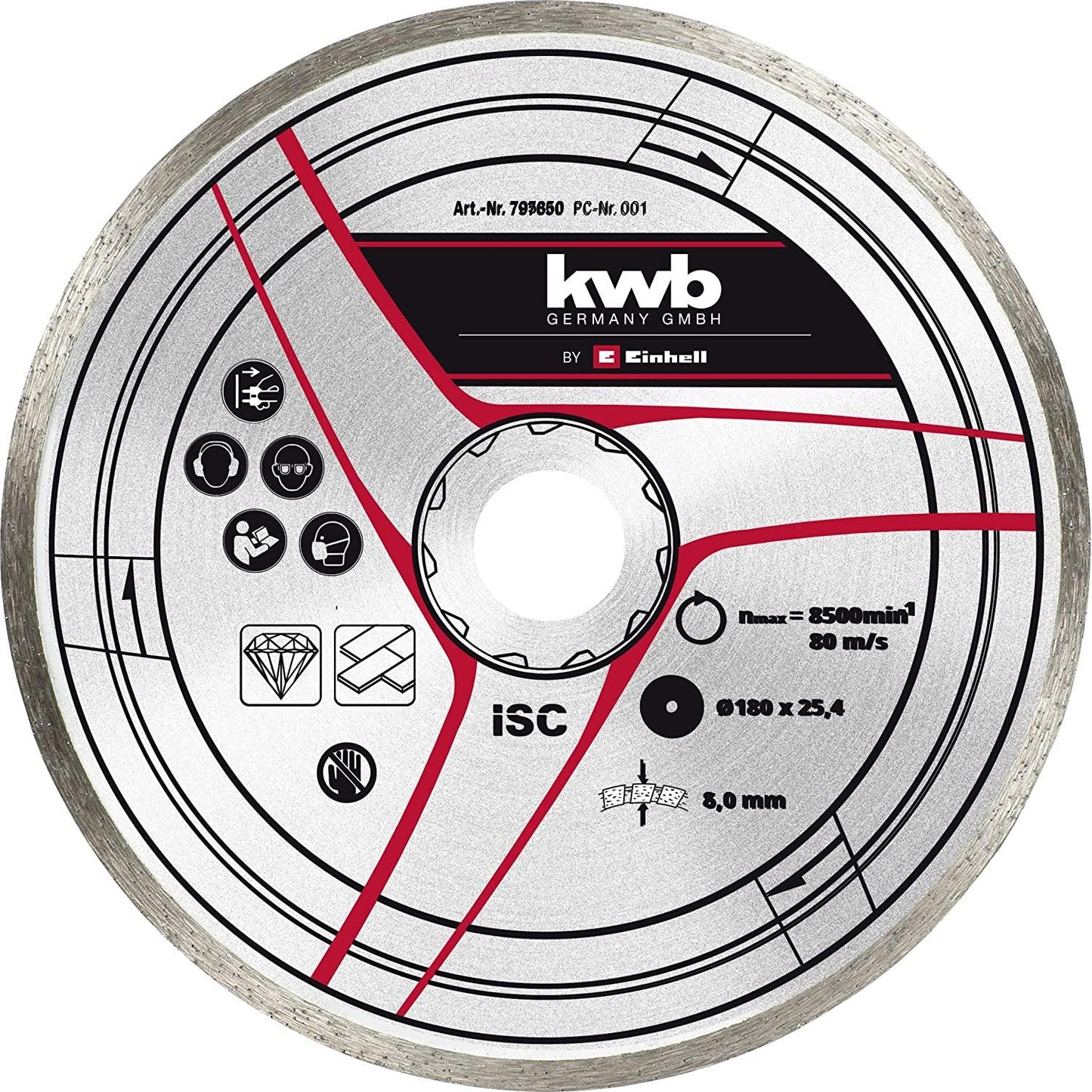 EINHELL KWB DISCO DIAMANTATO PER TAGLIAPIASTRELLE 797650