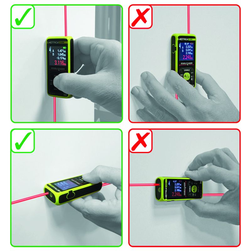 METRICA DOUBLE LASER INCLIGRAD