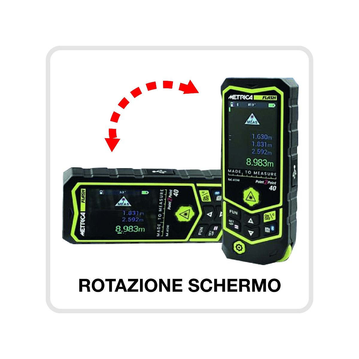 METRICA DISTANZIOMETRO POINT 2 POINT 60