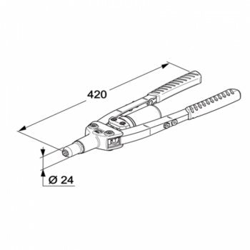 FAR RIVETTATRICE MOD.K25 MISURA 2.4÷6.4