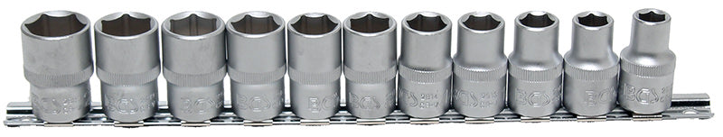 FERMEC SET 11 BUSSOLE ESAGONALI FEM. ATTACCO DA 1/2" (10 - 21 MM) 9106