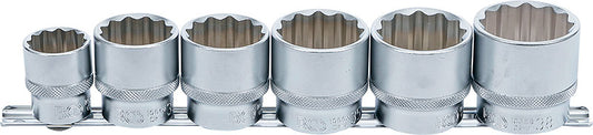 FERMEC SET 6 BUSSOLE POLIGONALI ATTACCO DA 1/2" (24 - 38 MM) 70102