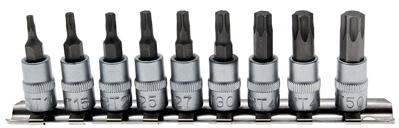 FERMEC SET 9 BUSSOLE TORX ATTACCO DA 1/4" (T10 - T50) 2164