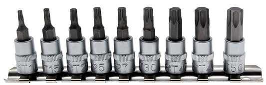 FERMEC SET 9 BUSSOLE TORX ATTACCO DA 1/4" (T10 - T50) 2164