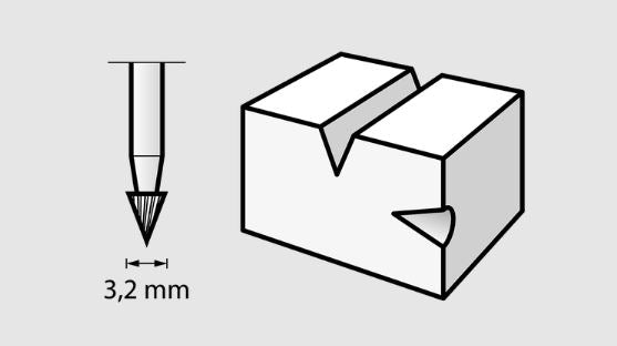 DREMEL SET 2 FRESE PER INCISIONE DIAM. 3,2 MM 118